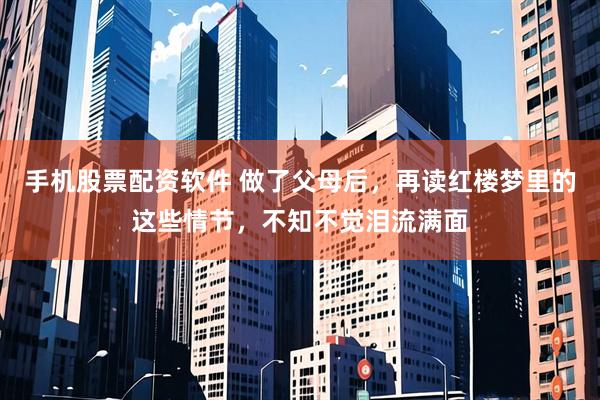 手机股票配资软件 做了父母后，再读红楼梦里的这些情节，不知不觉泪流满面